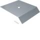 Hager AKM400050GBZ Punched cover round 50 mm L400 mm steel for AK 400x70 mm