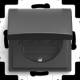 Busch Jaeger 2CKA002018A1587 20 EUK-915 SCHUKO® socket outlet insert with flip cover Busch-balance® SI