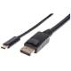 Manhattan 152464 USB Typ C auf DisplayPort-Adapterkabel 2m schwarz