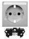 Merten MEG2333-0460 expansion set Ko. for socket aluminum system M