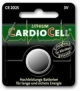 CardioCell CR2025 3V Lithium 150mAh in blister of 1