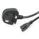Startech.com PXTNB2SUK1M 1m Standard Laptop Stromkabel für UK - BS-1363 auf IEC320 C7 Netzkabel