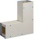 Hager R30259016 Flachwinkel zu FWK3E E30 50x60 mm verkehrsweiß