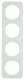 Berker 10142109 Rahmen 4fach R.1 Glas polarweiß