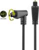 Goobay 41595 Toslink cable - Toslink plug > Toslink plug 90°, black