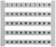 Weidmüller DEK 6 FW 801-850 terminal marker 5x6mm ws 0468660801