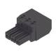 Weidmüller 1060400000 BVF 7.62HP/03/180 SN BK BX Modularer Steckverbinder 