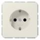 Jung CD1520NBFKI SCHUKO socket without claw, break-proof white