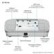 Epson V11H959040 EH-TW7100 3LCD Home Cinema Projektor 1080p 1920x1080 4K Enhanc. 100.000:1 Kontrast 2x10W Lautsprecher