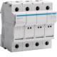 Hager LSN404 Sicherungselement 3P+N 25A 400V L32 4M