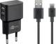 Goobay 44986 USB-C™ dual charging set 2.4 A - power supply with 2x USB socket and USB Type-C™ cable