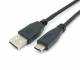Equip Kabel USB-A2.0->C 3A St/St 3.00m schwarz