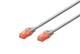 DIGITUS CAT 6 U-UTP patch cable Cu LSZH AWG 26/7 length 15m color grey