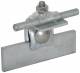 Dehn + Soehne 365050 Dehn saddle clamp 0.7-8mm 365 050, M8x25mm angled St / tZn NIRO