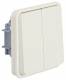 Berker 30483512 Doppel-Wechselschalter mit Wippe 2fach getr.Eingangsk. W.1 polarw