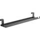 InLine® Cable guide/shelf for under-table mounting, black