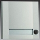 Grothe DOMOLUX SIM/SW silber/schwarz 1Klingeltaster AP-Montage 51113