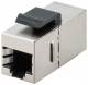 Goobay 96100 CAT 6 KeyStone 2x RJ45 modular coupling, STP shielded - coupling for connecting two standard network cables