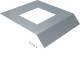 Hager AKM400200Q06 Stamped cover 200x200 mm L400 mm steel for AK 400x70 mm