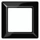 Jung AS581SW Rahmen 1fach Serie AS schwarz