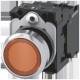 Siemens 3SU11520AB001BA0 3SU1152-0AB00-1BA0 illuminated pushbutton 22 mm round metal light green amber 1NO