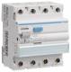 Hager GFCI CDH440D, 4-pole 40/0, ​​03 amps
