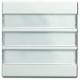 Busch Jaeger 2CKA001582A0400 BJ 1575 CN-914 Central disc lettering field 6-fold alpine white