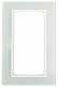 Berker 13096909 Glasrahmen 1fach mit großem Ausschnitt B.7 Glas polarweiß