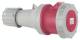 Abl Sursum K53S05 CEE coupling IP67 63 A 5-pole 230 V 1 h white