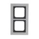 Busch Jaeger 2CKA001754A4694 1722-276 cover frame titanium Busch-axcent