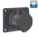 Walther-Werke FW410306CA CEE NEO mounting socket straight 16 A 3P 6 h IP54 with cage spring
