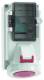 Bals 15110 Wandsteckdose GT abgesichert 16A 5p 400V 6h IP67 Geh.Gr:170x90