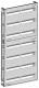 Siemens 8GK41017KK22 SIEM ALPHA400DIN, Schnellmontagebausatz nabs. 150mm mit Längsholme, H=1050 B=500