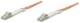 Intellinet 470339 Fiber Optic Fiber optic cable, duplex, multimode LC / LC, 50/125 micron, OM2, 5 m, orange