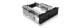 ICY BOX IB-166SSK-B HDD Mobile Rack trayless for 3.5inch SATA + SAS HDDs Keylock 5,25inch Stainless Steel-Plastic black