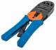 Intellinet Crimp Tool - 215 mm Length - Black Oxide - Plastic, Steel - 358 g - Rust Resistant