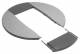 Hager DAC2807035 rosette light gray,