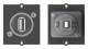 Bachmann 917.018 Rahmen 1xUSB 2.0 A/B BCM-8