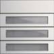 GIRA 5533926 Ruftastenmodul 3f System 106 Aluminium