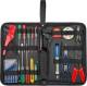 Goobay 45243 Lötset und Werkzeugset in praktischer Tasche, 20-tlg. - Zubehör-Set mit Lötkolben, Schraubendreher, Phasenprüfer, Zangen