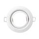 Nobile 1760001000 D3830WS NV mounting luminaire 50 W white GX5.3 swivelling without spring ring 