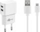 Goobay 44985 Micro USB dual charging set 2.4 A - power supply with 2x USB socket and micro USB cable