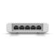 Ubiquiti Switch smart managed Layer2 5 Port ? 5x GbE ? PoE Budget 46W ? 4x PoE at ? 1x PoE bt In ? Desktop ? Lüfterlos ? UniFi ? USW-Flex