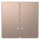 Merten MEG3420-6052 Doppelwippe Kontroll fenster Mocca metallic