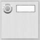 Telecom Behnke 20-2018-BS Behnke Modul 1 Taste + BF bel. Alu