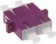 ZVK EasyLan PLVZAM11DPEV fiber optic coupling SCD Premium OM4 heather violet
