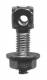 Niedax GAADT-M8 GRIPPLE Adapter M8 steel, galvanized / chromated