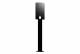 ABL Sursum 100000245 ABL Stele POLE Slim for a Wallbox eM4 Single RAL9011 1469x290x210