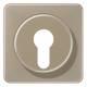 Jung CD528GB Cover for key switch, CD 528 GB, gold-bronze