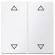 Berker 16446089 Wippen mit Aufdruck Symbol Pfeile Q.1 polarweiss samt